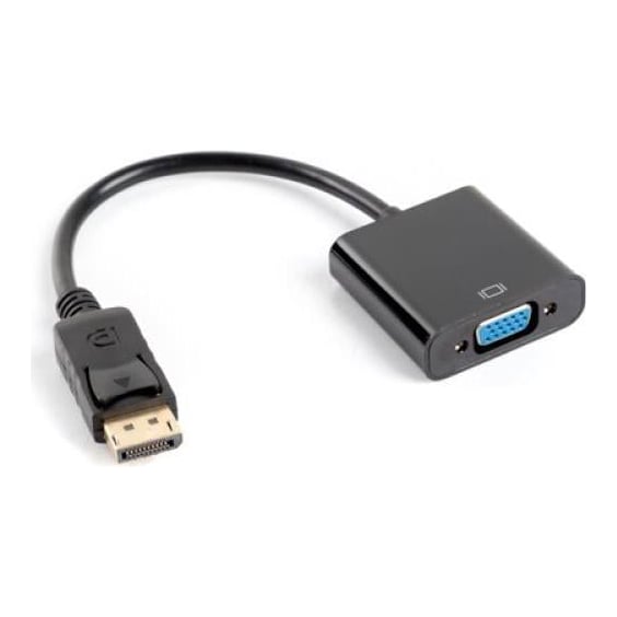 LANBERG Cablu adaptor DisplayPort(M) 1.1 VGA(F) 20 cm negru