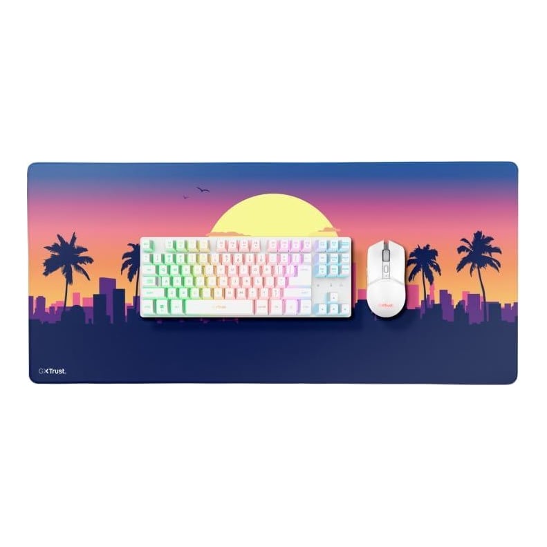 Tastatura Mecanica Trust GXT 882, RGB, Wireless, Alb