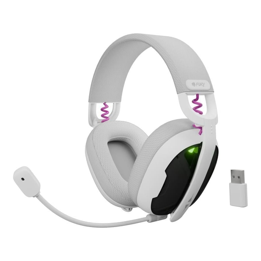 Casti wireless Fury Fukiya F6 alb