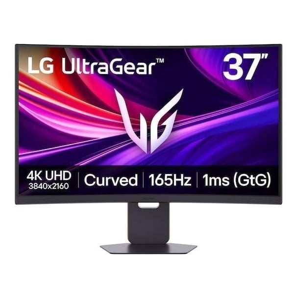 Monitor LG 36.5" 37G800A-B.AEUQ, Curvature: 100R, Diagonal (inch): 36.5, Diagonal (cm): 92, Aspect ratio: 16:9, Panel: VA, Resolution: 3840x2160, Refresh Rate: 165Hz, Response time GtG: 1ms, Brightness (max): 400 cd/m², Contrast (static) : 4000:1, Viewing angle: 178/178, Color Gamut Type: DCI-P3