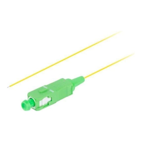 LANBERG Pigtail fibră SM SC/APC 2 m galben