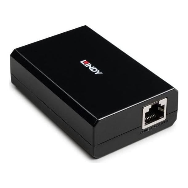 Lindy PoE to Type C Splitter Converter, Power Input: 60W PoE (Ultra PoE++ IEEE802.3bt), 30W PoE (High Power PoE+ IEEE802.3at), 15W PoE (IEEE802.3af), Power Output: up to 45W, Output Voltage: 5V/3.4A, 9VDC/3A, 12VDC/3A, 15V/3A and 20V/2.25A