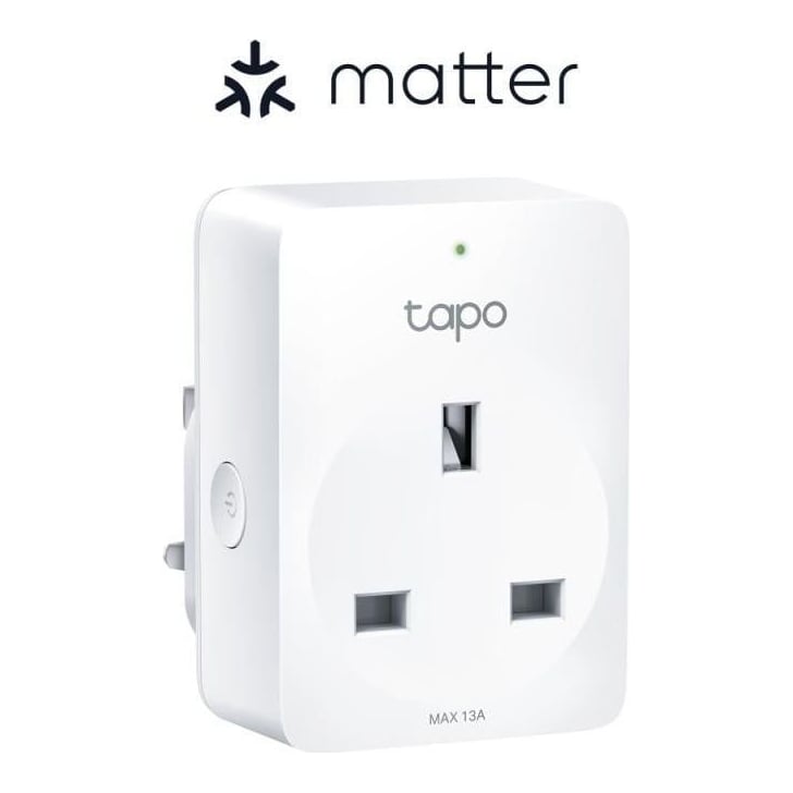 TP-Link Tapo P110M priză smart 2990 W, standarde 802.11b, 802.11g, Wi-Fi 4 (802.11n), frecventa 2400 MHz, putere maxima 2990 W