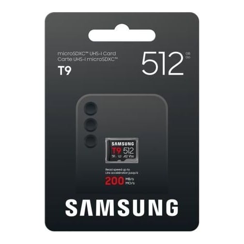 Samsung T9 microSD 512GB Card microSDXC™ UHS-I