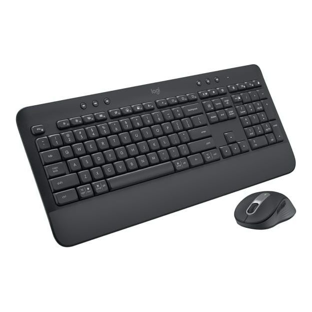 Tastatura Wireless Logitech Signature MK650 Combo for Business, Gri