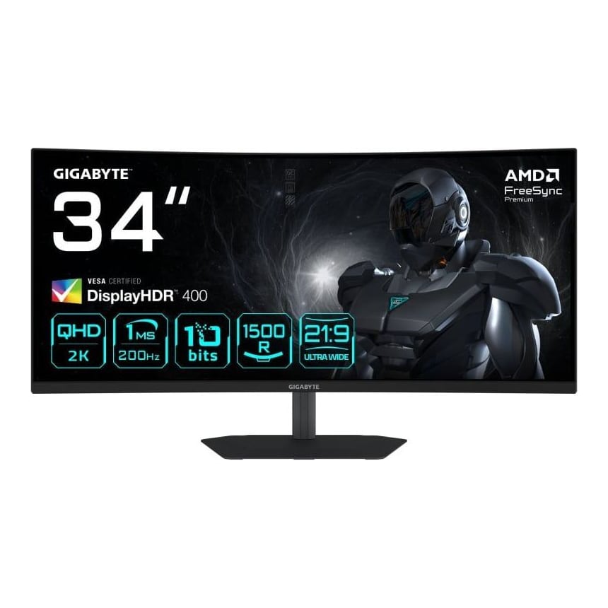 Gigabyte G34WQC2 34” WQHD Curved