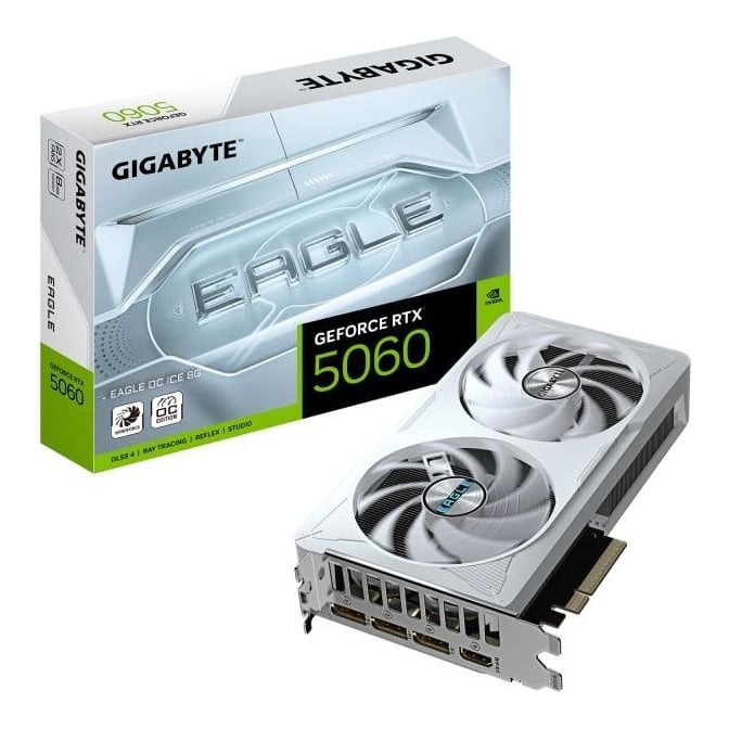 VGA Gigabyte RTX 5060 Eagle Oc Ice 8 GB