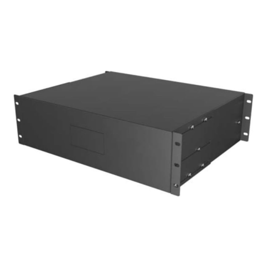 Drawer Lanberg 19", RAL color RAL7035, maximum load 90 kg, Range of adjustment 360 - 610 mm