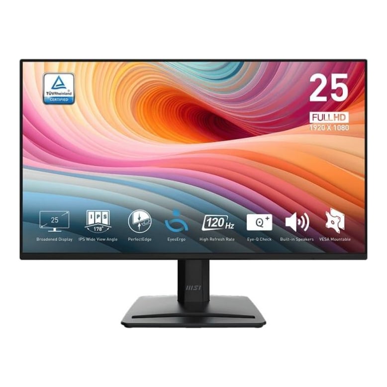 Monitor Consumer MSI PRO MP252 E2, 24.5", 1920 x 1080 pixeli, Black, 2 ani Garantie
