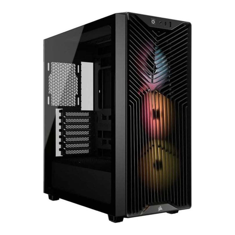 Carcasa CORSAIR 3200D RS ARGB, Mid Tower, Black