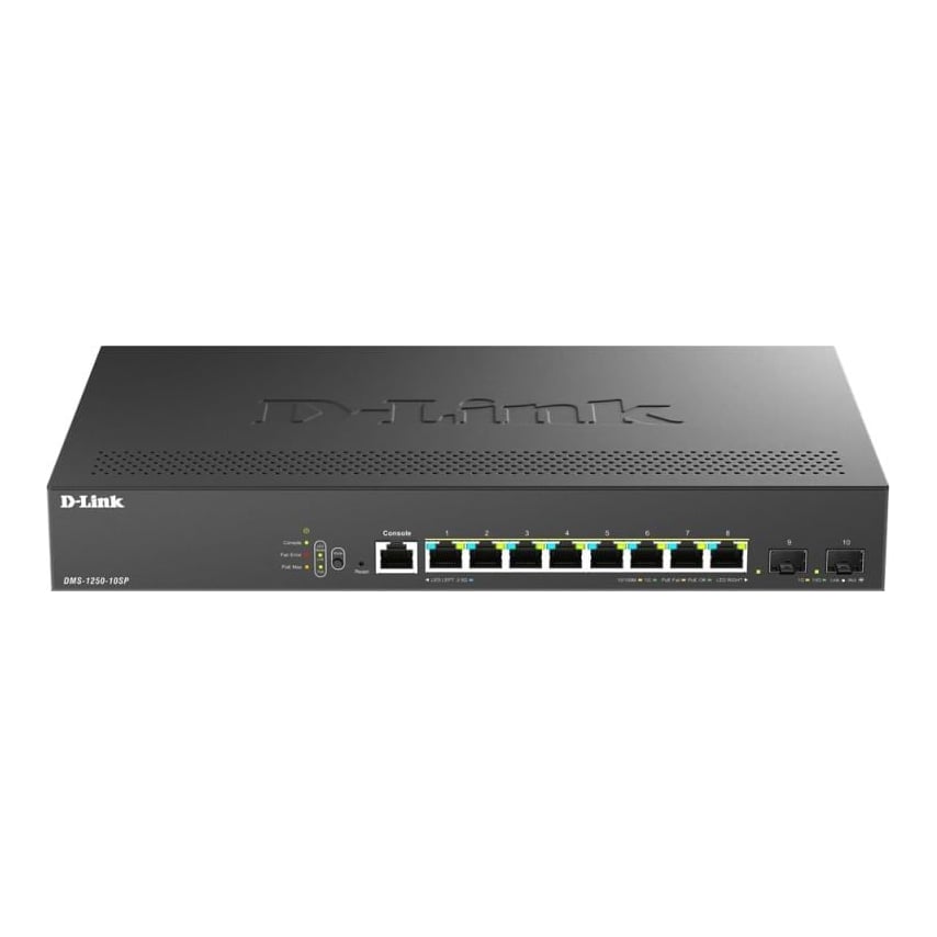 D-Link Dlink Sw 8P-GB 2P-SFP Smart Managed PoE