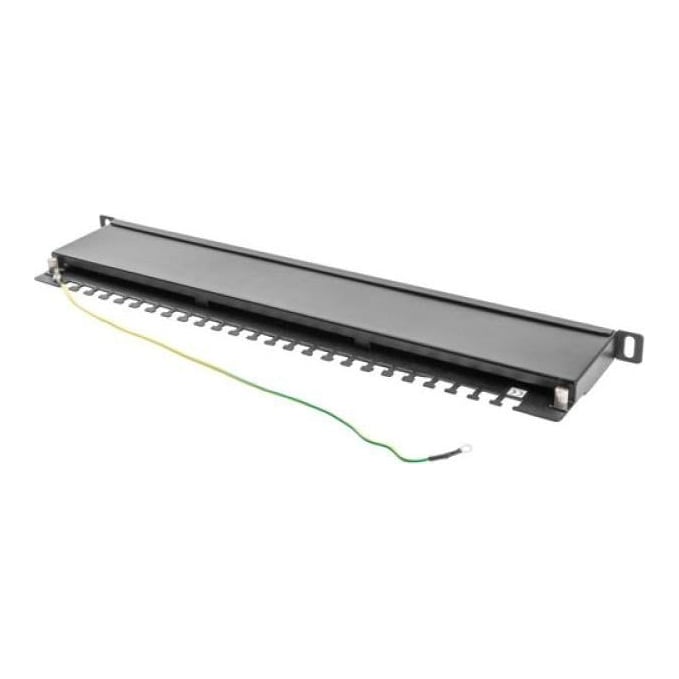 LANBERG Patch panel 24 port. 0,5U Cat.5e FTP ng