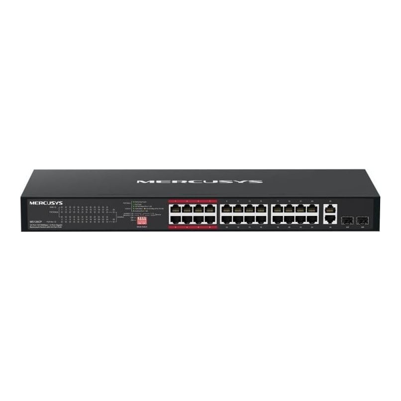 Ethernet Switch MERCUSYS MS126CP, Gigabit, Poe
