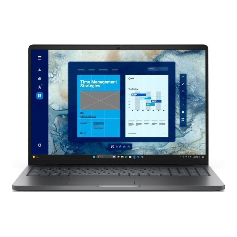 Laptop Business DELL Pro 16, cu procesor Intel Core 5 120U, 16'' IPS, 16 GB DDR5, 256 GB, Intel Graphics, Linux, 3 ani Garantie