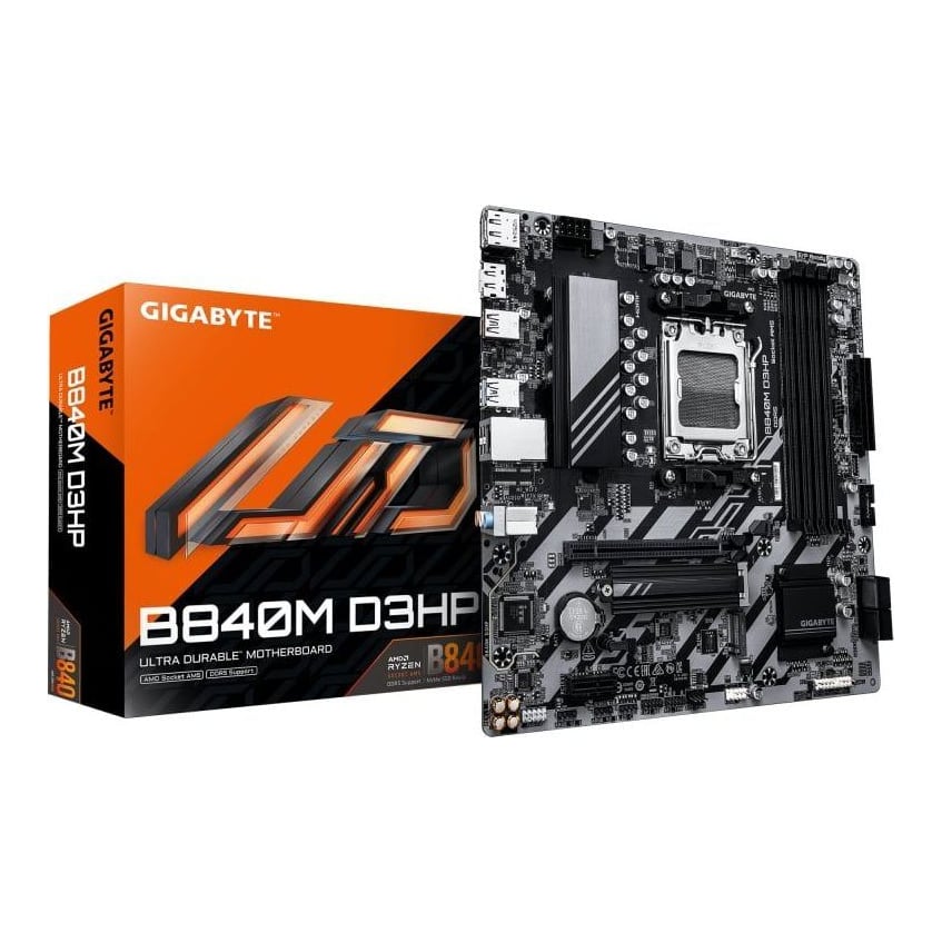 Placa de baza Gigabyte B840M D3HP, Socket AM5, DDR5, Micro-ATX