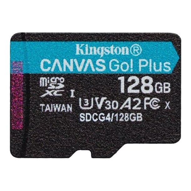 Kingston 128GB microSDXC Canvas Go Plus Gen4 200R