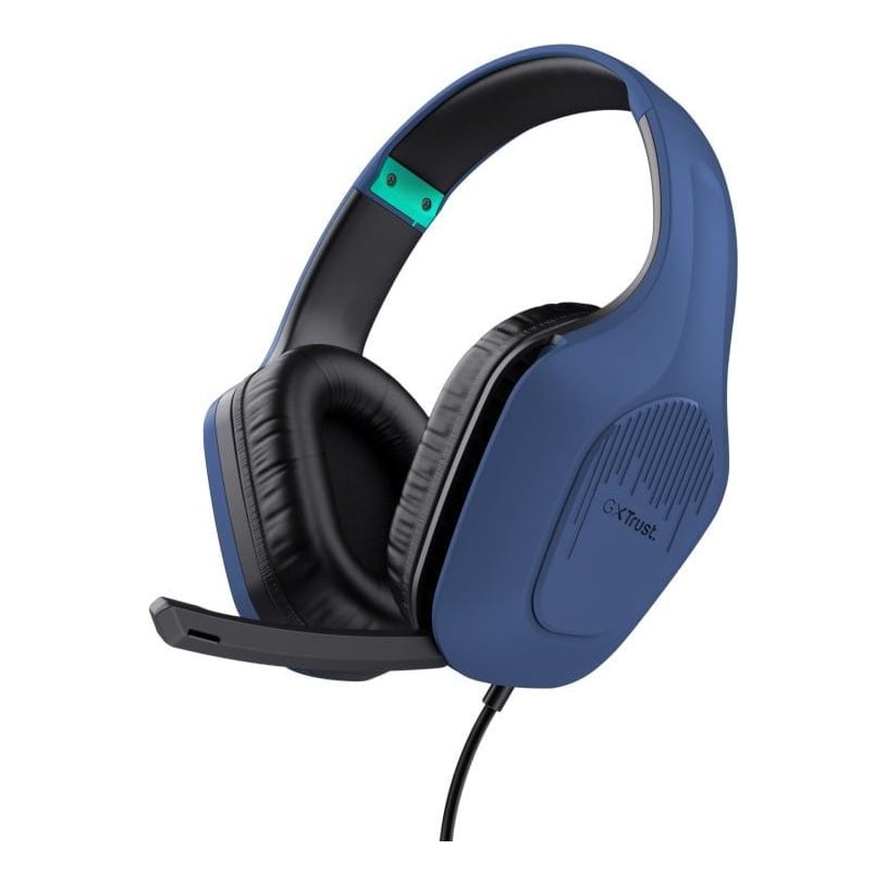 Casti cu fir Trust GXT 415B Zirox albast