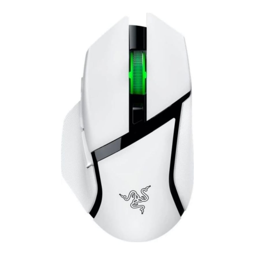Mouse Gaming Wireless Razer Basilisk V3 X HyperSpeed, 18000 dpi, Alb