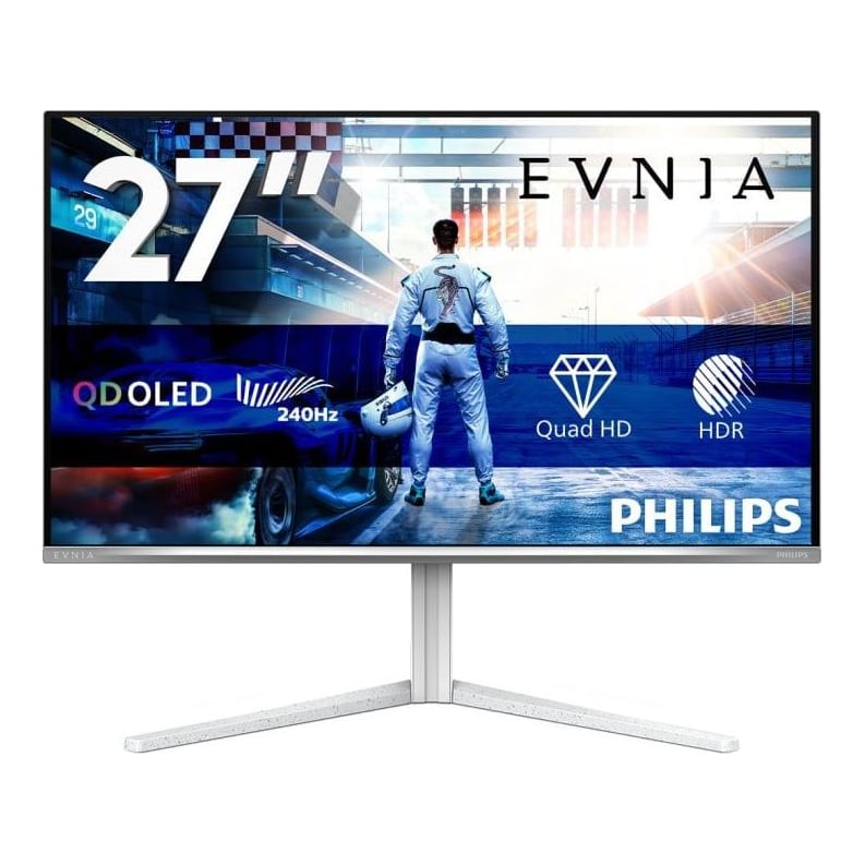 Monitor Gaming Philips 27M2N6501L/00, 26.5", 2560 x 1440 pixeli, White, 3 ani Garantie