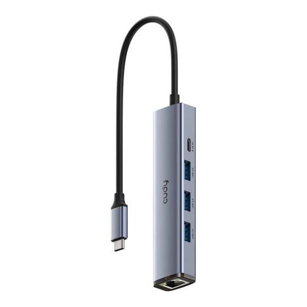 CUDY 5-IN-1 USB Hub with GbE