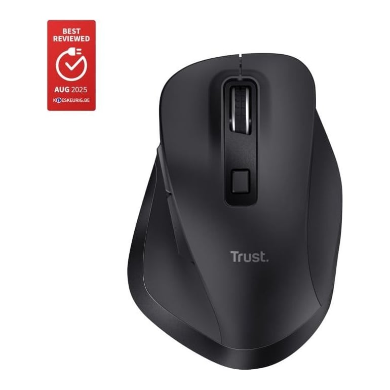 Mouse Wireless Trust Fyda, 2400 dpi, negru