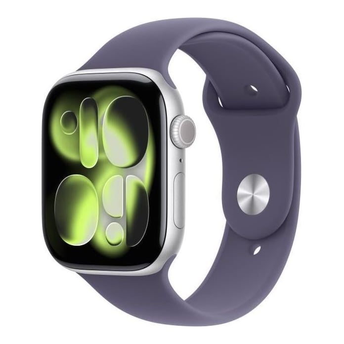 Apple AW S11 46 Cel Silver Alum PFog Band S/M