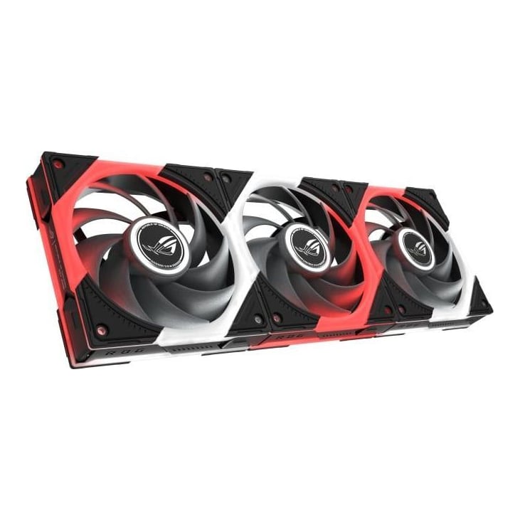 Ventilator Carcasa ASUS ROG Eurux GR120 ARGB Fan Triple Pack, 12 cm, 3 ventilatoare, RGB