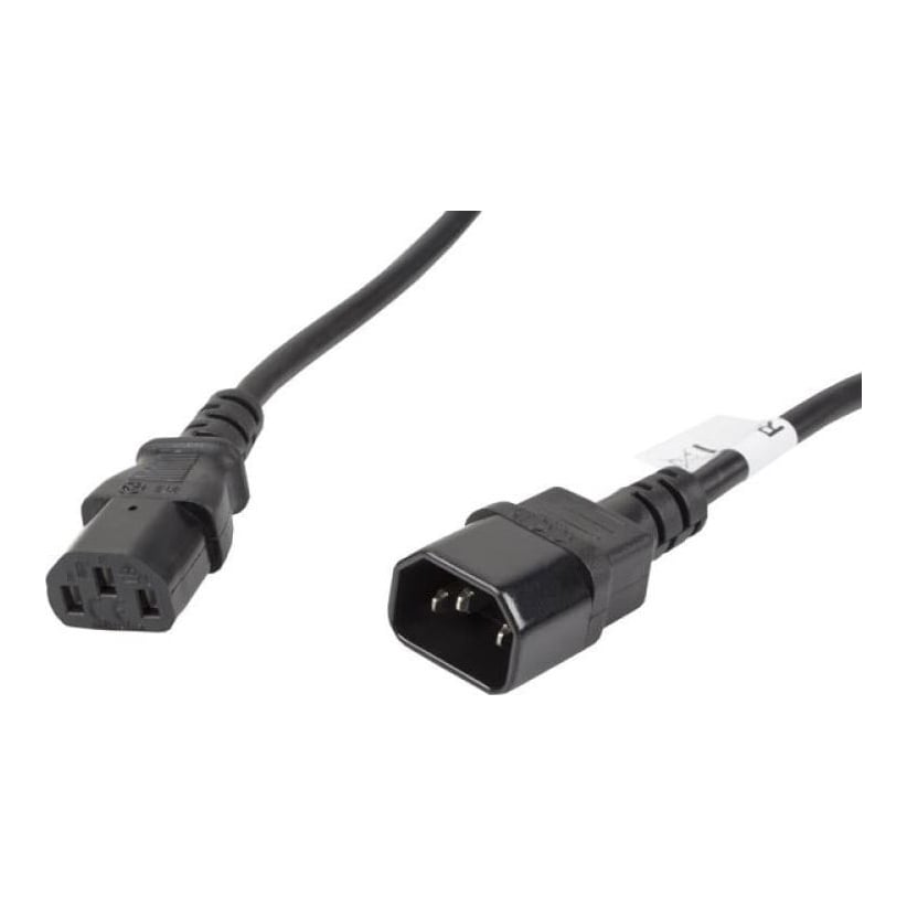 LANBERG Cablu IEC 320 C13 C14 5 m VDE negru