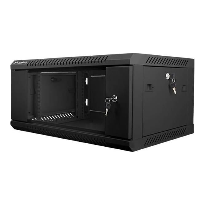 LANBERG Dulap rack de perete 19", 4U negru V2
