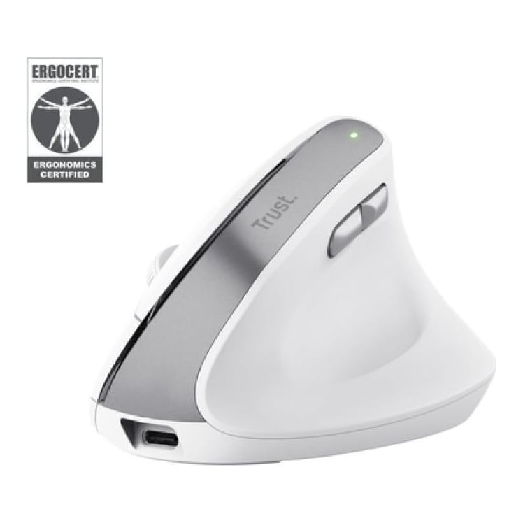 Mouse Wireless TRUST Bayo II, 2400 dpi, Alb