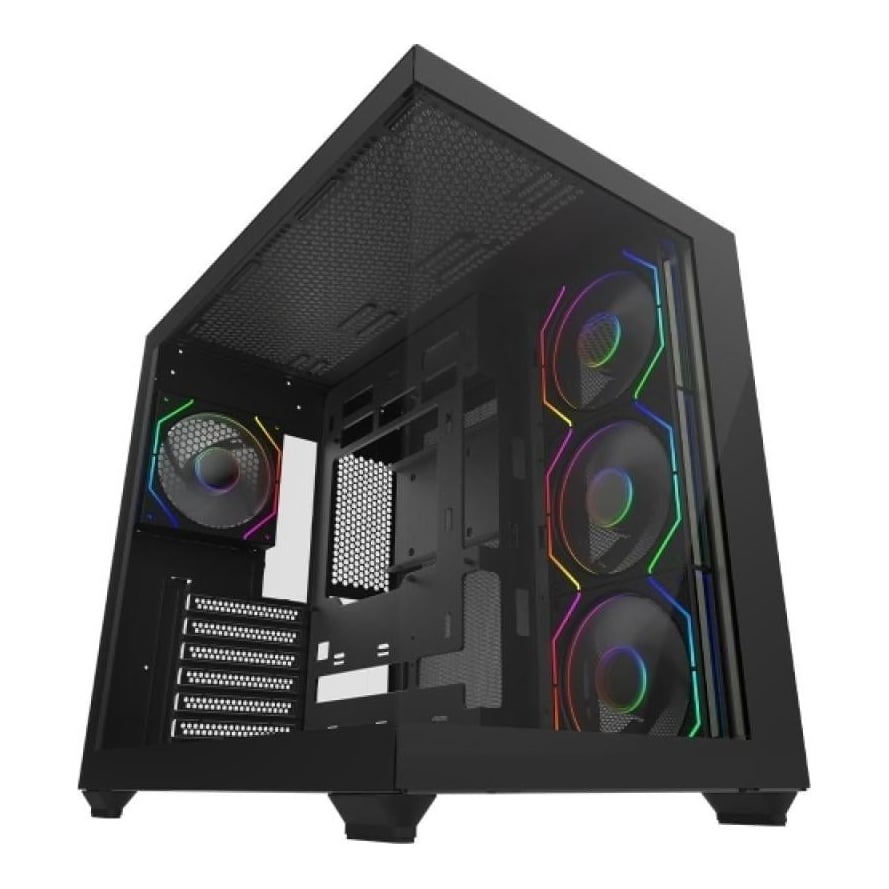 Carcasa AQIRYS Orcus, RGB, Mid Tower, Black