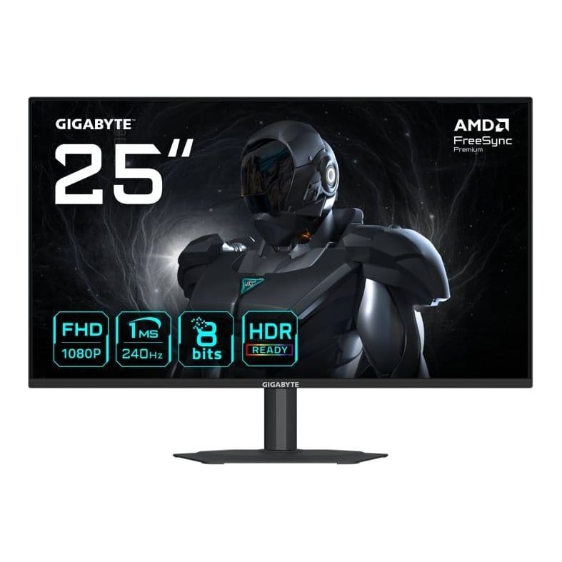 Monitor Gaming GIGABYTE G25F2A, 24.5", 1920 x 1080 pixeli, Black, 2 ani Garantie