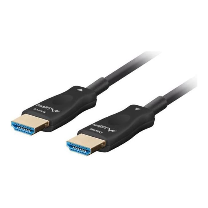 LANBERG Cablu HDMI M/M v2.1 30 m optic negru AOC