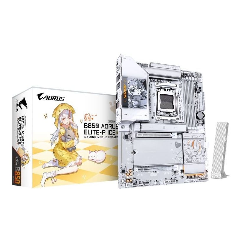 Placa de baza Gigabyte B850 AORUS ELITE-P ICE, Socket AM5, DDR5, ATX