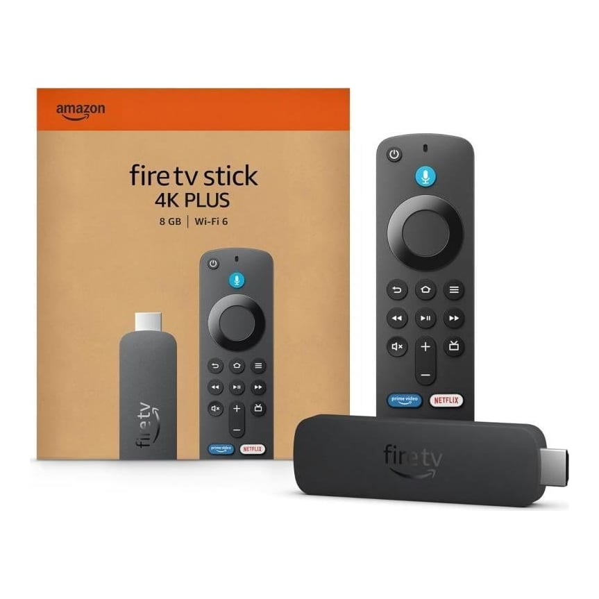 Amazon Fire TV Stick 4K Plus. HD type: 4K Ultra HD, Operating system installed: Fire OS, Maximum video resolution: 3840 x 2160 pixels. Device interface: HDMI, Wi-Fi standards: 802.11a, 802.11b, 802.11g, Wi-Fi 4 (802.11n), Wi-Fi 5 (802.11ac), Wi-Fi 6 (802.11ax). Power source: AC adapter. Product