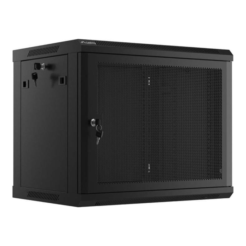 LANBERG Dulap rack de perete 19", 9U negru