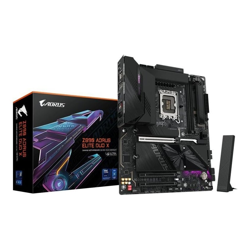 Placa de baza Gigabyte Z890 AORUS ELITE DUO X, LGA 1851, DDR5, ATX