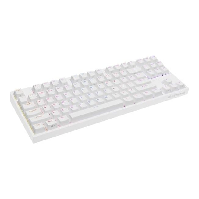 Tastatura Mecanica Gaming GENESIS Thor 404 TKL, RGB, USB, Alb