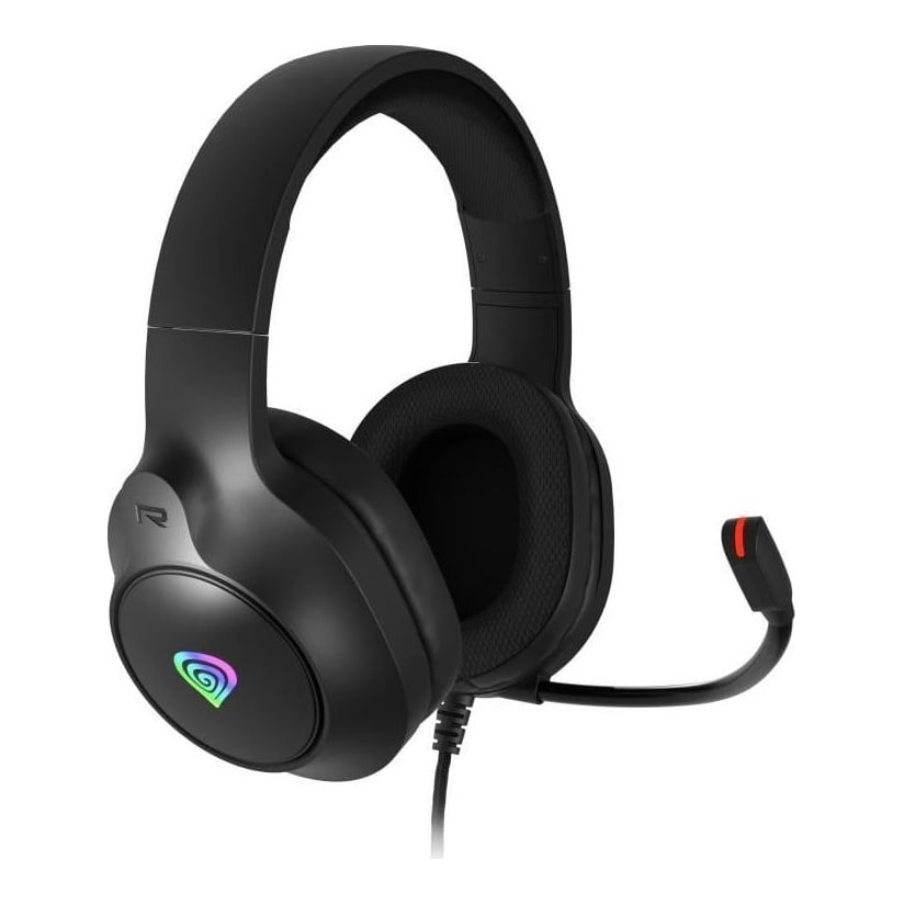Casti cu fir Genesis Neon 213 RGB negru