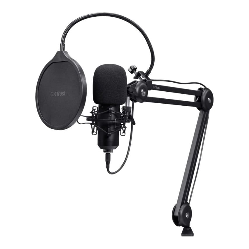 Microfon Trust GXT 270 Emita II+ cu brat, negru