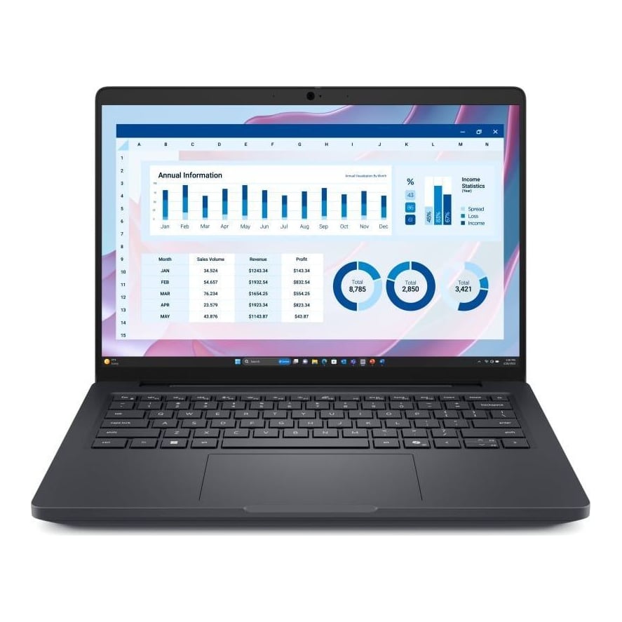 Laptop Workstation DELL Pro Max 14 MC14255, cu procesor Ryzen AI 5 340, 14'' WVA, 16 GB LPDDR5x, 256 GB, AMD Radeon 840M, Windows 11 Pro, 3 ani Garantie