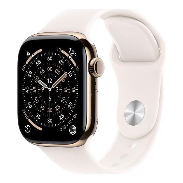 Apple AW S11 46 Cel Gold Titan LBlush Band S/M