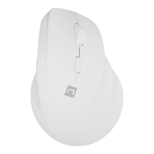 Mouse Wireless NATEC Crake 2, 2400 dpi, Alb