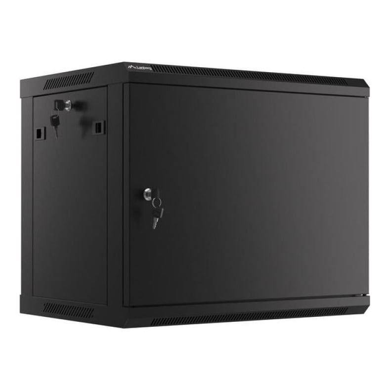 LANBERG Dulap rack de perete 19", 9U negru