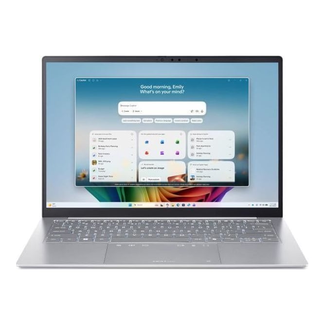 Laptop Consumer Acer Swift Edge 14 AI, cu procesor Intel Core Ultra 7 355, 14'' OLED, 16 GB LPDDR5x, 512 GB, Intel, Windows 11 Home, 2 ani Garantie