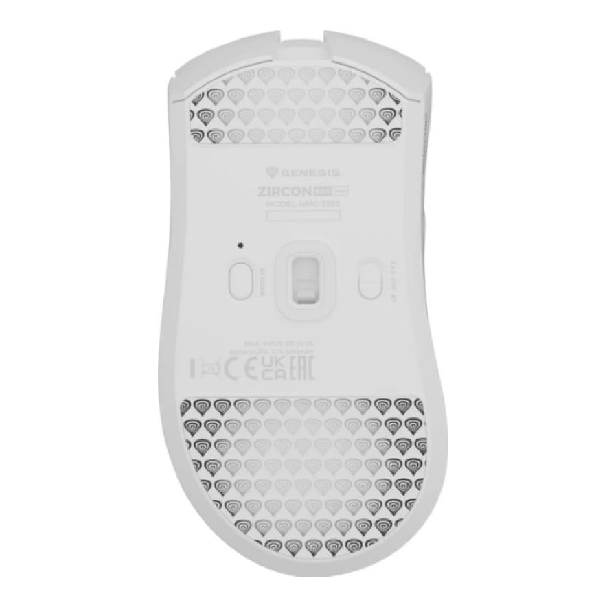 Mouse Gaming Wireless GENESIS Zircon 880 PRO, 30000 DPI, Alb