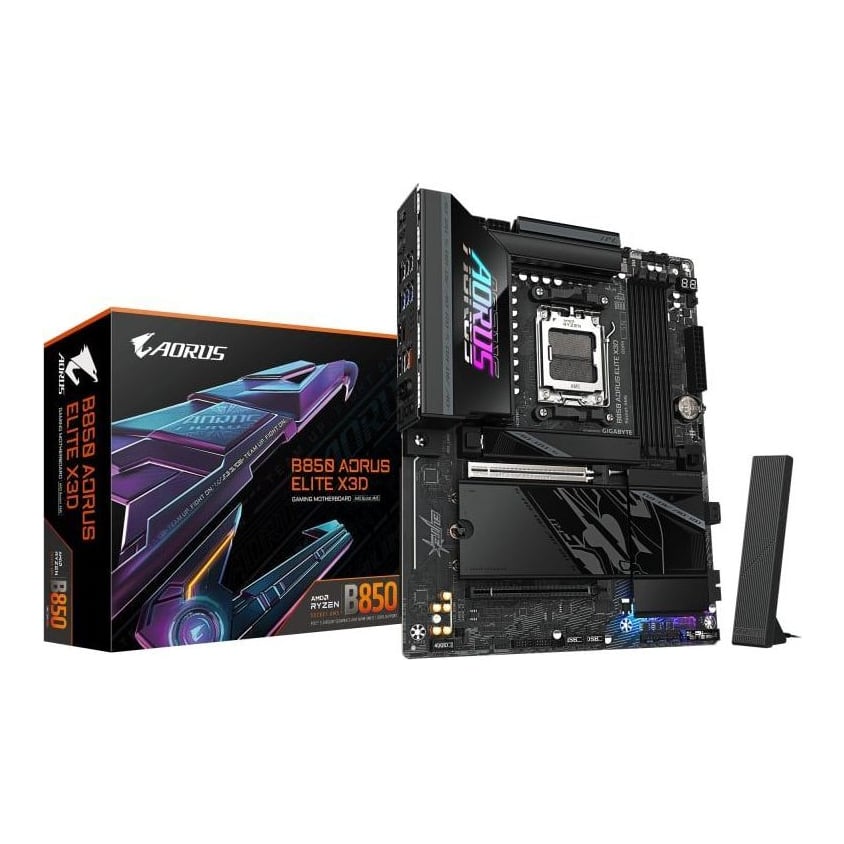 Placa de baza Gigabyte B850 AORUS ELITE X3D, Socket AM5, DDR5, ATX