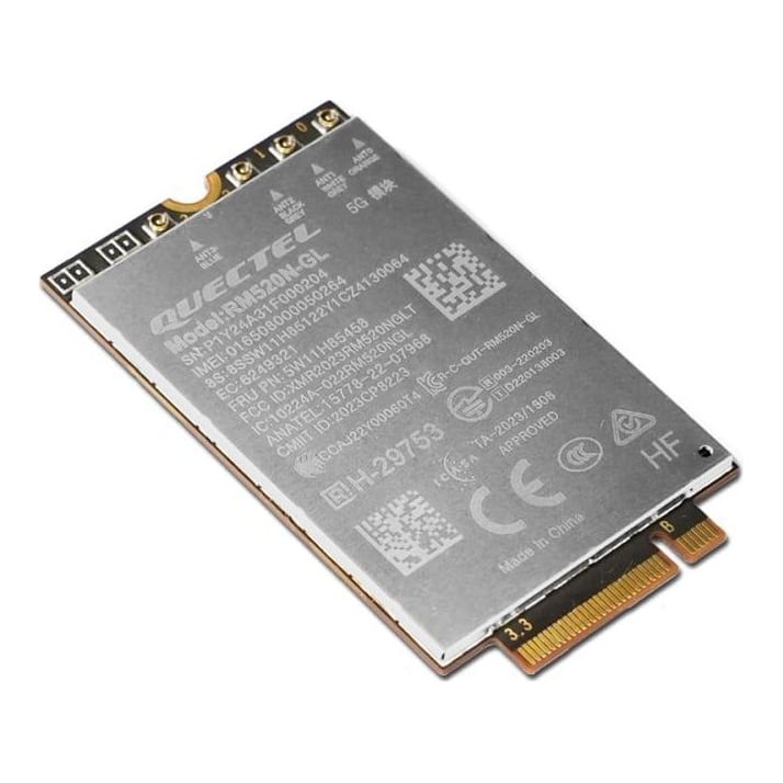 Lenovo ThinkPad Quectel RM520N-GL 5G M.2 WWAN Module for X1 Carbon Gen 12/T14 Gen 5