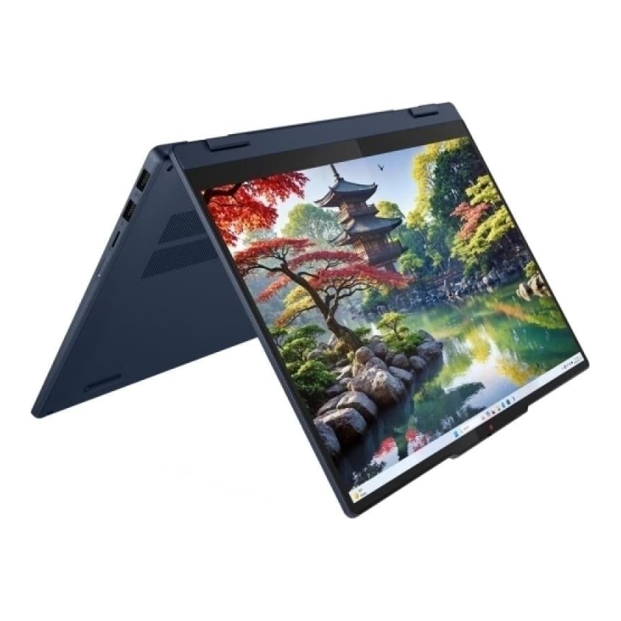 Laptop Lenovo IdeaPad 5 2-in-1 14IAL10, 14" WUXGA (1920x1200) IPS 300nits Glossy, 45% NTSC, 60Hz, TÜV Low Blue Light, Glass, Touch, Intel Core™ Ultra 7 255H, 16C (6P + 8E + 2LPE) / 16T, Max Turbo up to 5.1GHz, 24MB Intel® Smart Cache, video Integrated Intel® Arc™ 140T GPU, RAM 1x 16GB Soldered