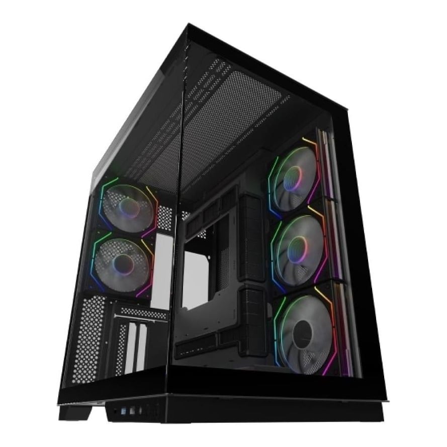 Carcasa AQIRYS Janus, RGB, Mid Tower, Black